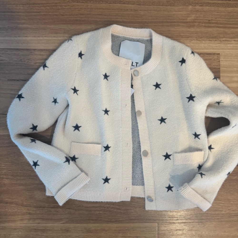 NVLT Star Lady Knit Cardigan from Anthropologie NEW with TAGS Size XS